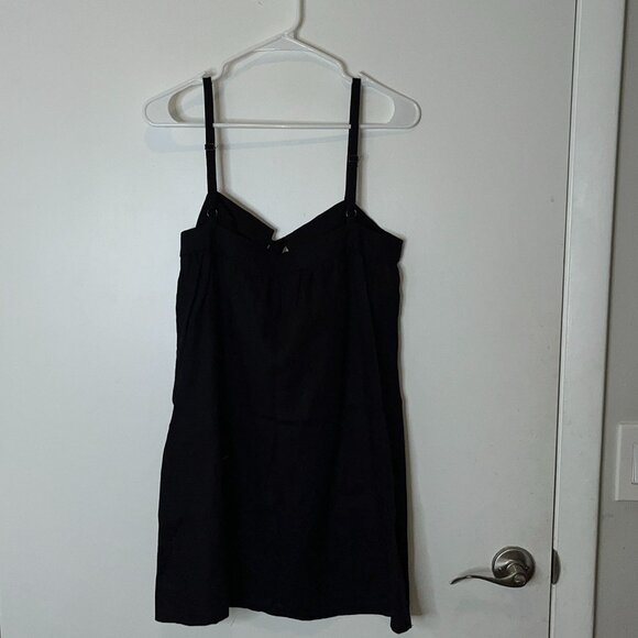 Reformation Black Winifred Linen Dress Size 8 Womens - Picture 6 of 10